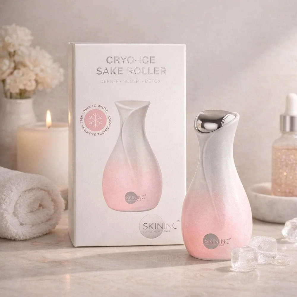 Skin Inc Cryo Ice Sake‎ Roller Facial Tool – Depuff & Sculpt New Sealed